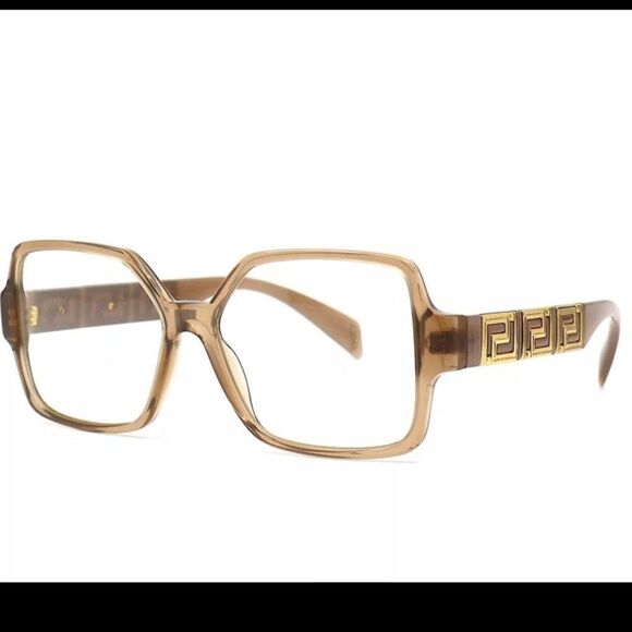 VERSACE VE3337 5403 OPAL BEIGE EYEGLASSES FRAME 53-15-140 AUTHENTIC - Picture 1 of 9